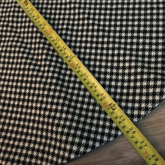 Vintage Rockabilly Houndstooth A-Line Midi Skirt 28W - Picture 15 of 15